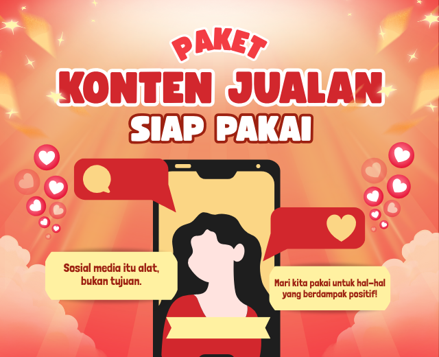 Paket Konten Jualan Siap Pakai
